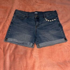old navy blue shorts